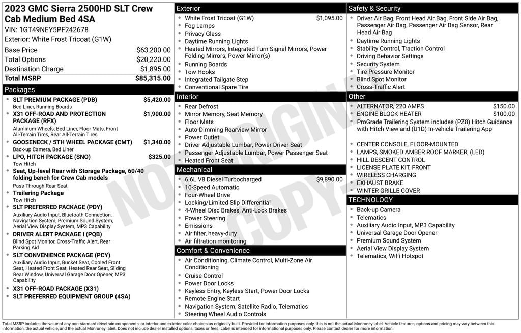 gmc sierra 2500hd 2023 1GT49NEY5PF242678 image gmc sierra 2500hd 2023 1GT49NEY5PF242678 image
